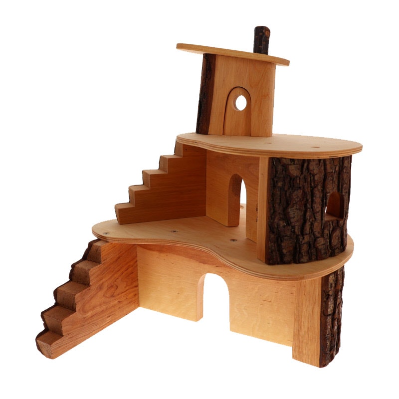マジックウッド ツリーハウス 木製 ドールハウス ナチュラルハウス