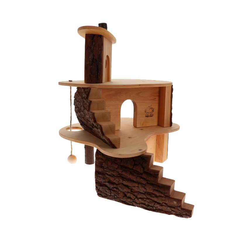 マジックウッド ツリーハウス 木製 ドールハウス ナチュラルハウス