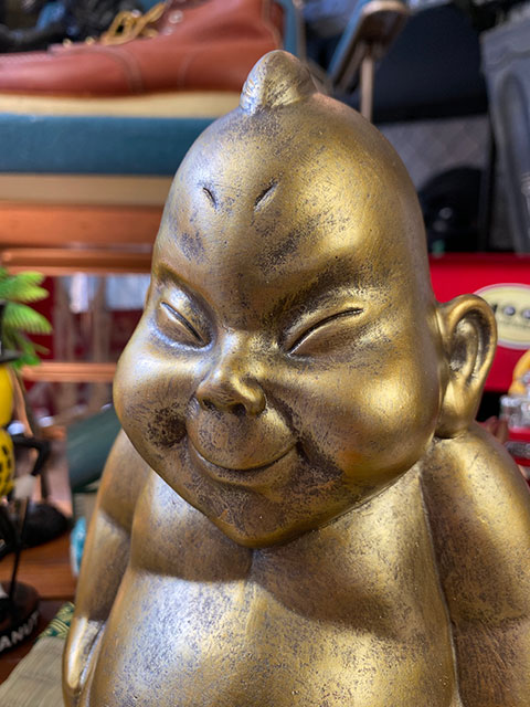 商売繁盛＆開運招福 大阪名物ビリケンさんの縁起のええ置物 【○M