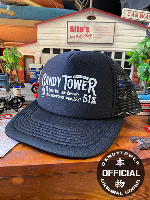 キャンディタワー オフィシャル メッシュキャップ （ブラック）の通販