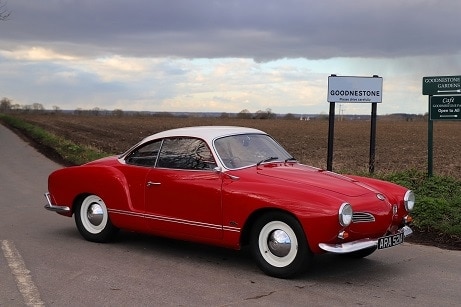 1/76 フォルクスワーゲン カルマンギア 赤 レッド Oxford VW Karmann