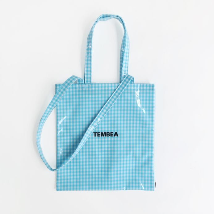 TEMBEA テンベア｜3HANDLE TOTE GINGHAM SAX 通販｜DUPON35