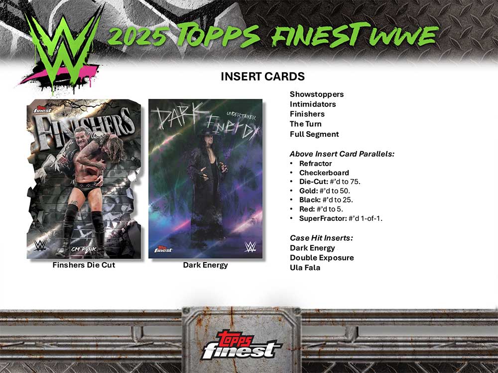 2025 Topps Finest WWE Hobby Box 10/7入荷！ ｜カードファナティック
