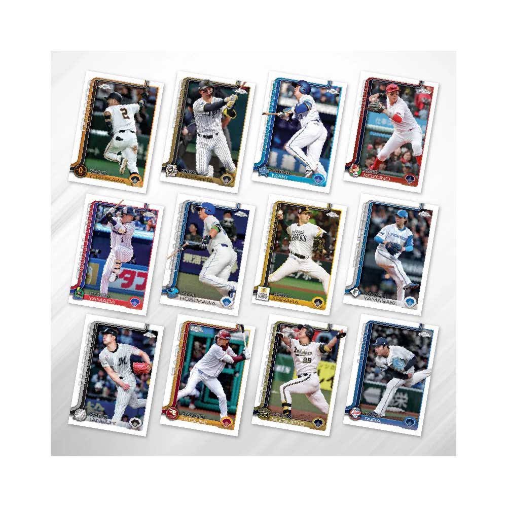 2025 TOPPS NPB Chrome ベースボールカード Box 送料無料 10/14発売