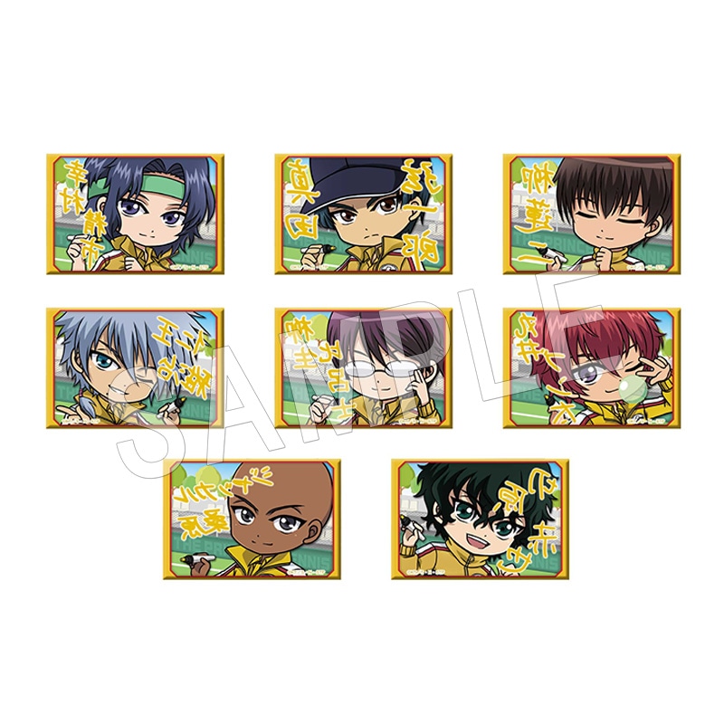 新テニスの王子様 トレーディングスクエア缶バッジ カメラサインver