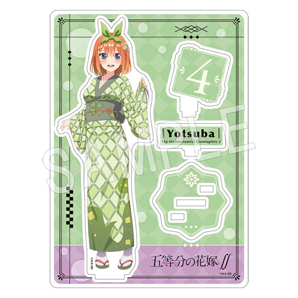 二次受注】五等分の花嫁∬ アクリルフィギュアスタンド 和ver. 四葉