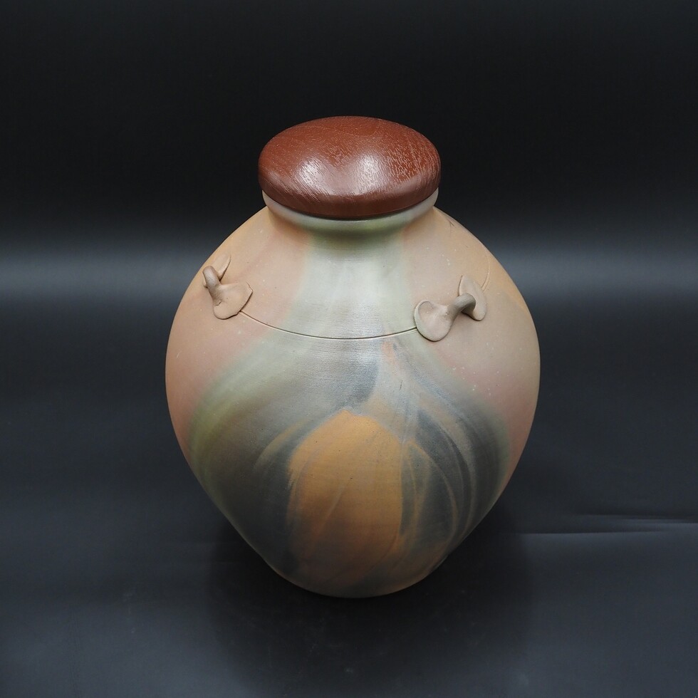 アウトレット(B級)品】忠孝オリジナル陶器「琉球城焼 三升空甕（5400ml