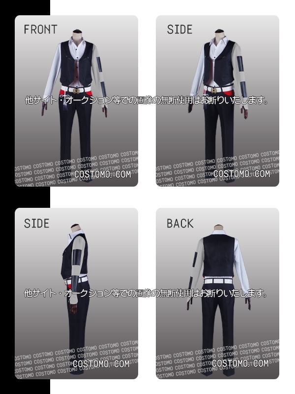 送料無料】※改訂版※ とうらぶ風 緑×白×黒 豊前江