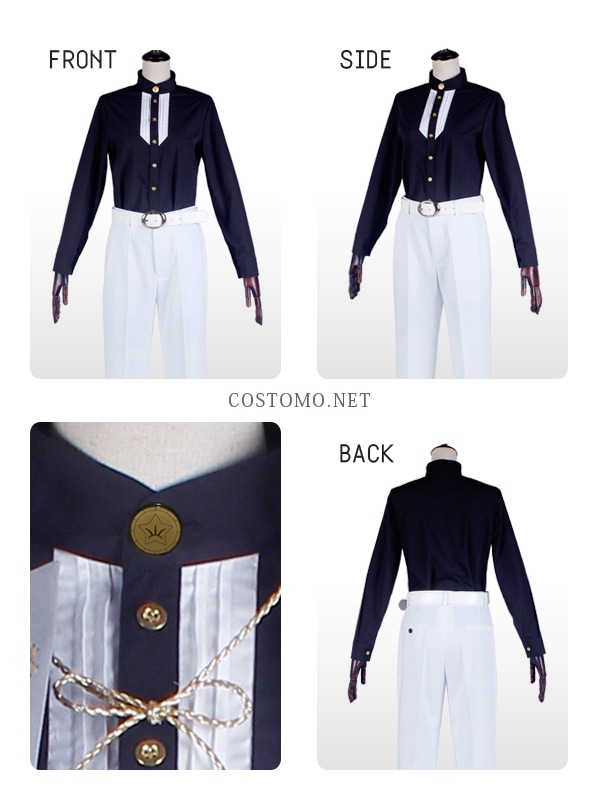 送料無料】※改訂版【2】※ とうらぶ風 白ジャケット×金×黒