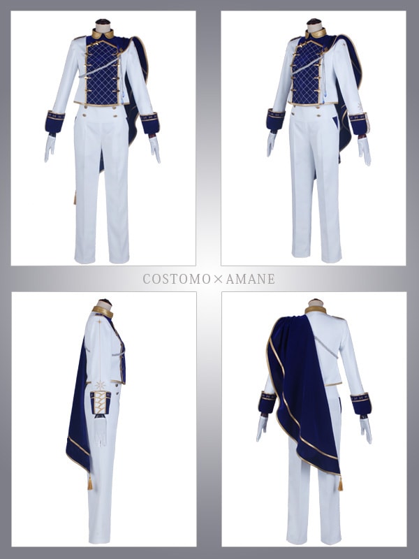 送料無料】 あんさんぶる風 ベロア生地（紺）×白 2パターンの