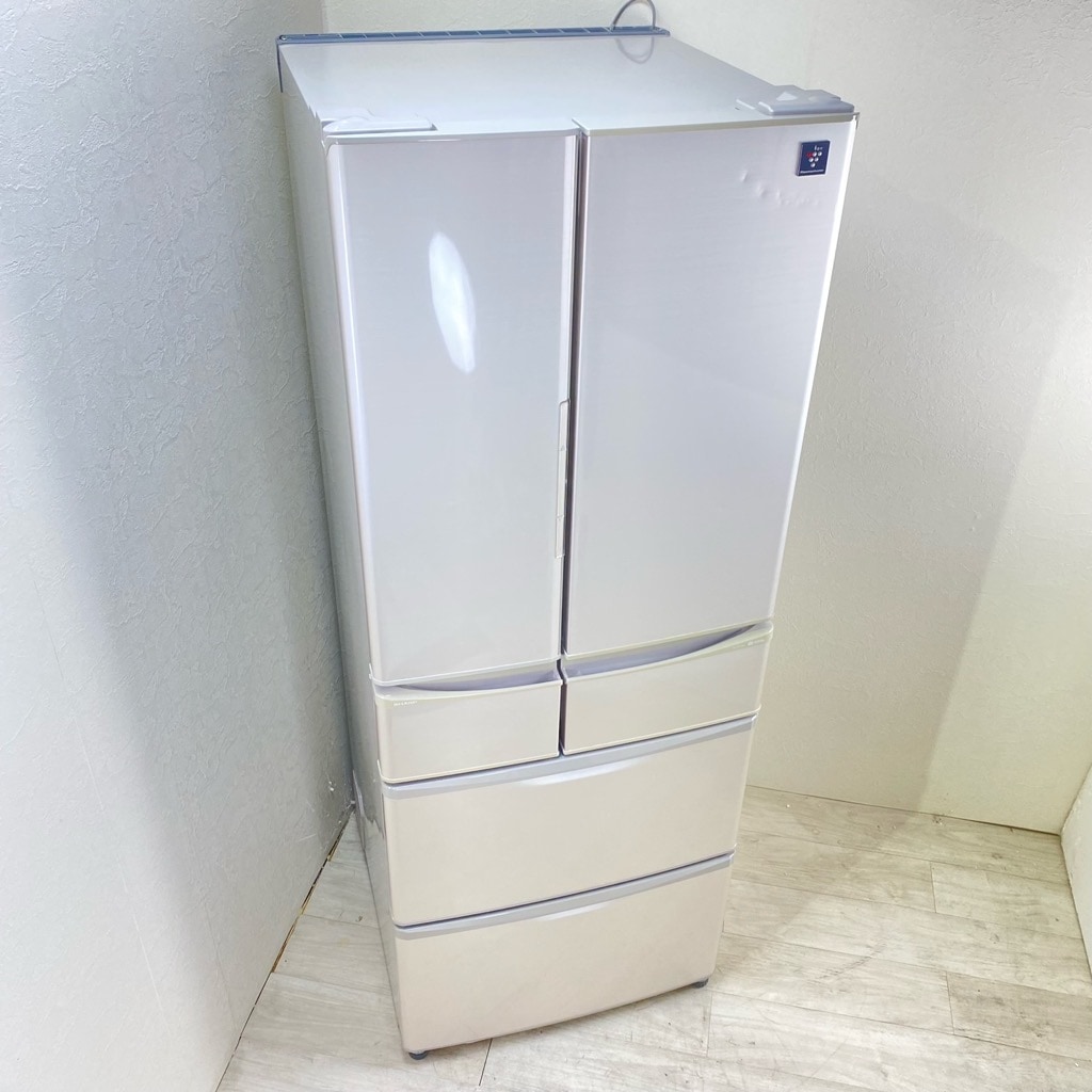 中古 近郊送料格安 440L プラズマクラスター 6ドア冷蔵庫 シャープ SJ