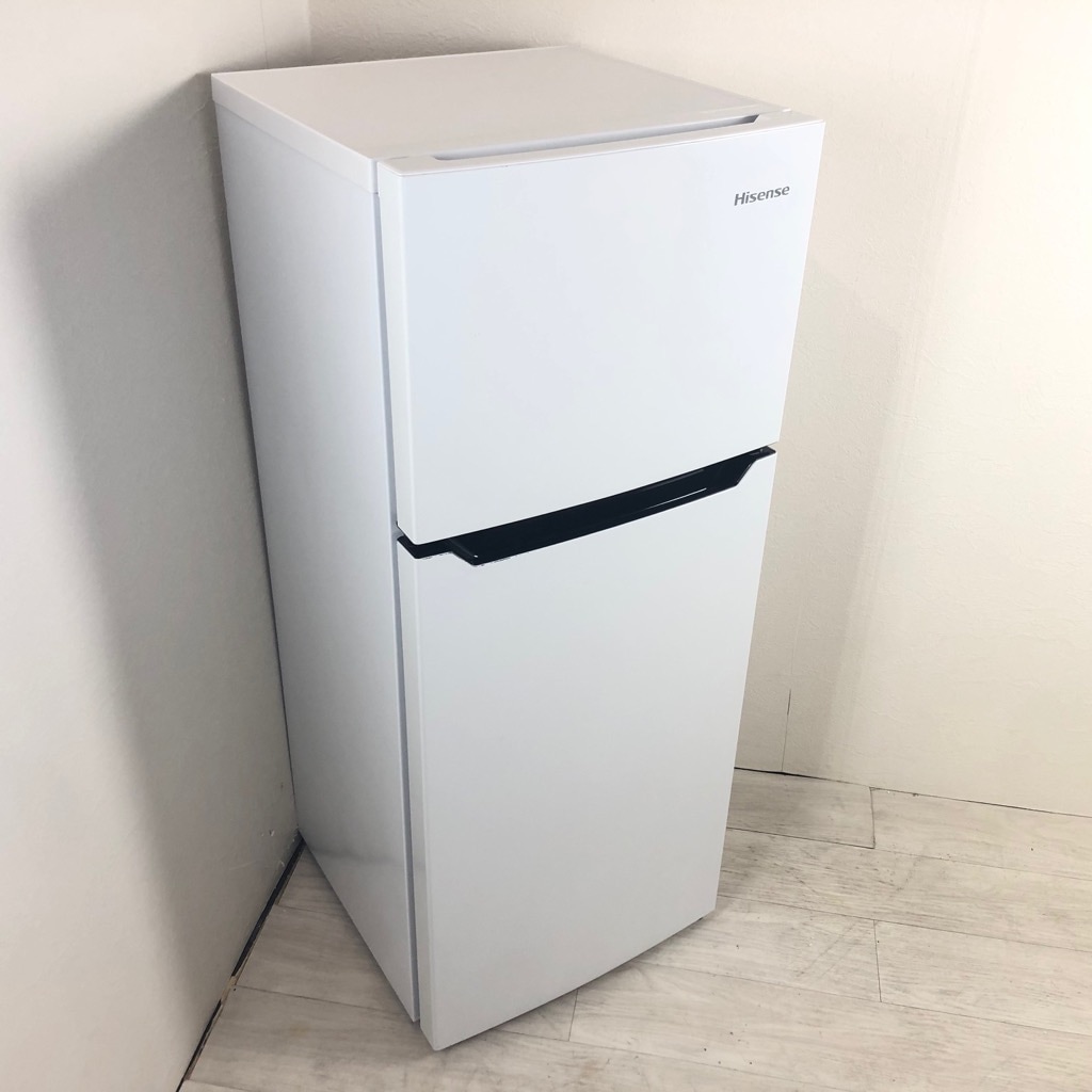 中古 120L ホワイト 右開き 2ドア冷蔵庫 ハイセンス HR-B1201 2016年製