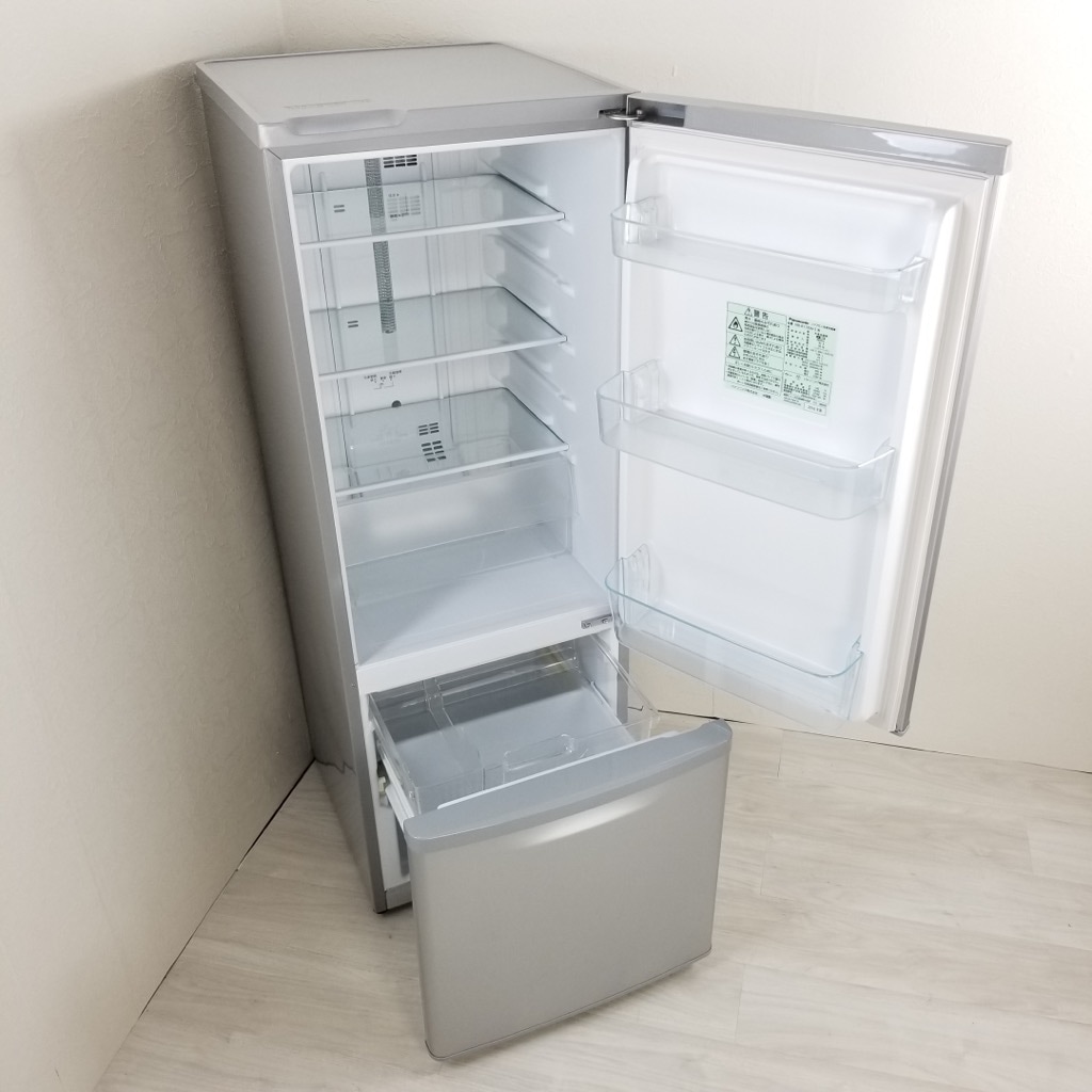 中古 ちょっと大き目 2ドア冷蔵庫 パナソニック 168L 2016年製 冷蔵庫