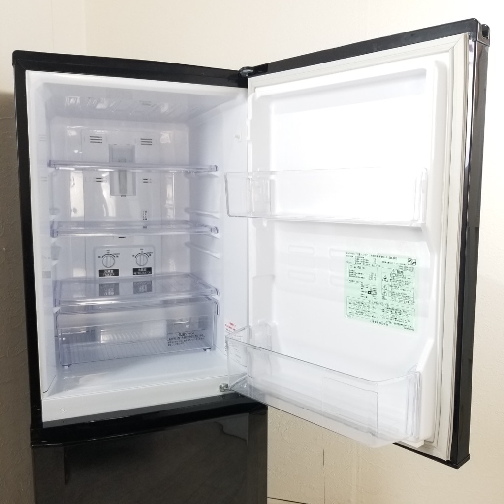 30日迄！送料無料◇中古☆三菱 ラウンドカット 2ドア冷蔵庫【MR-P15A