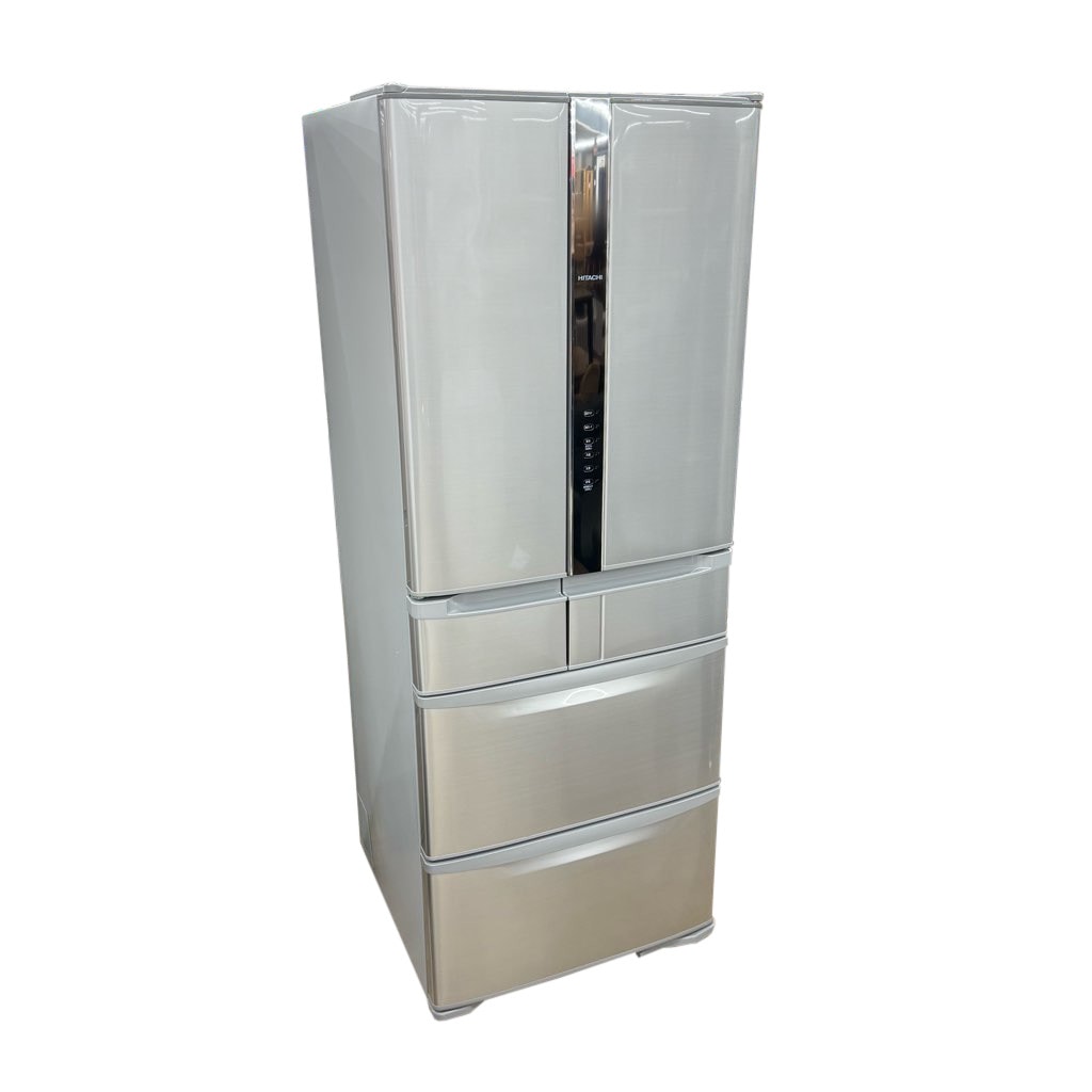 517 日立大型冷蔵庫 300L強 自動製氷 1〜4人暮らし用 左開き シルバー