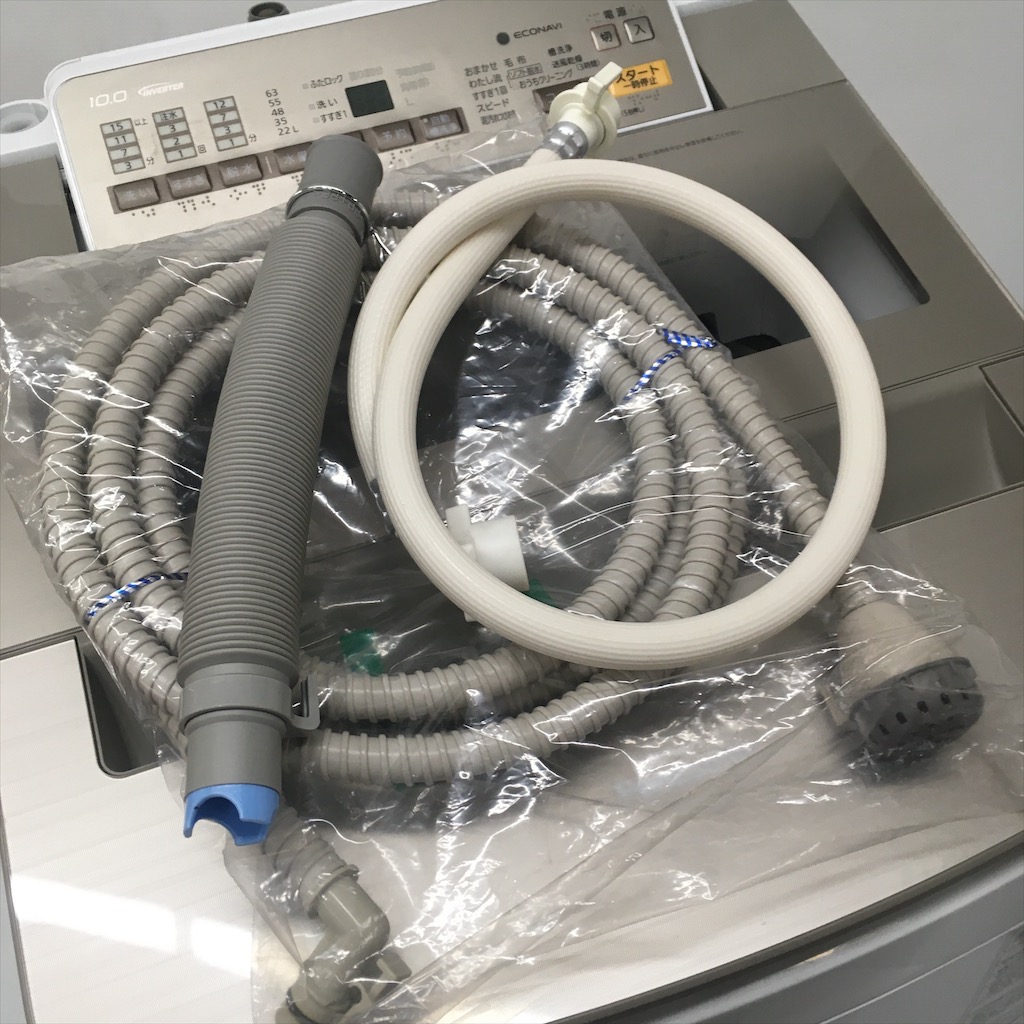 中古 10kg 全自動洗濯機 パナソニック NA-FA100H3 2016年製造 送風乾燥