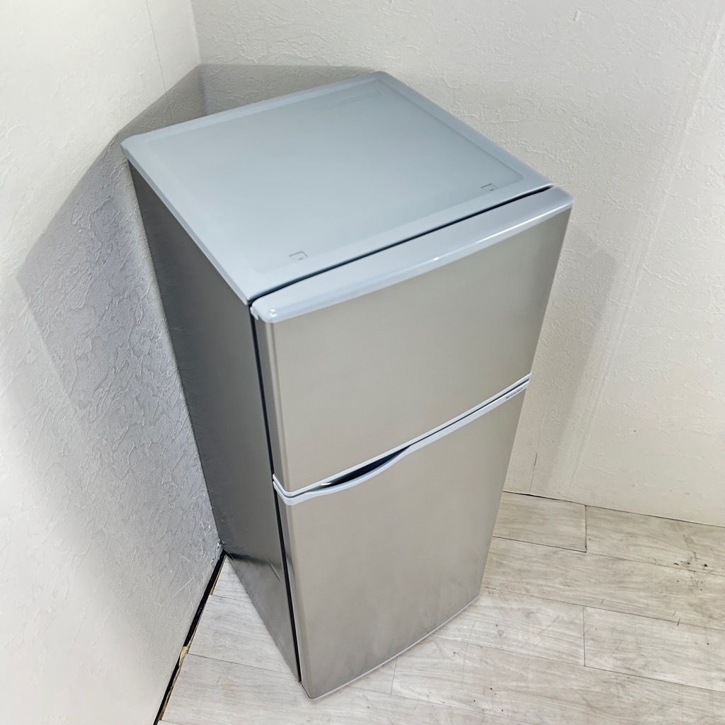 中古 128L 2ドア冷蔵庫 シャープ SJ-H13E-S 2021年製 シルバー