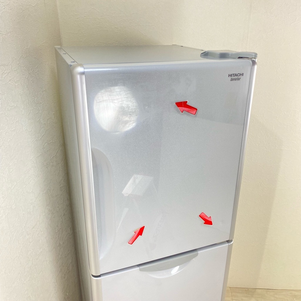 中古 中型冷蔵庫 日立 真空チルド 265L 3ドア R-S270DMV-HM 2013年製