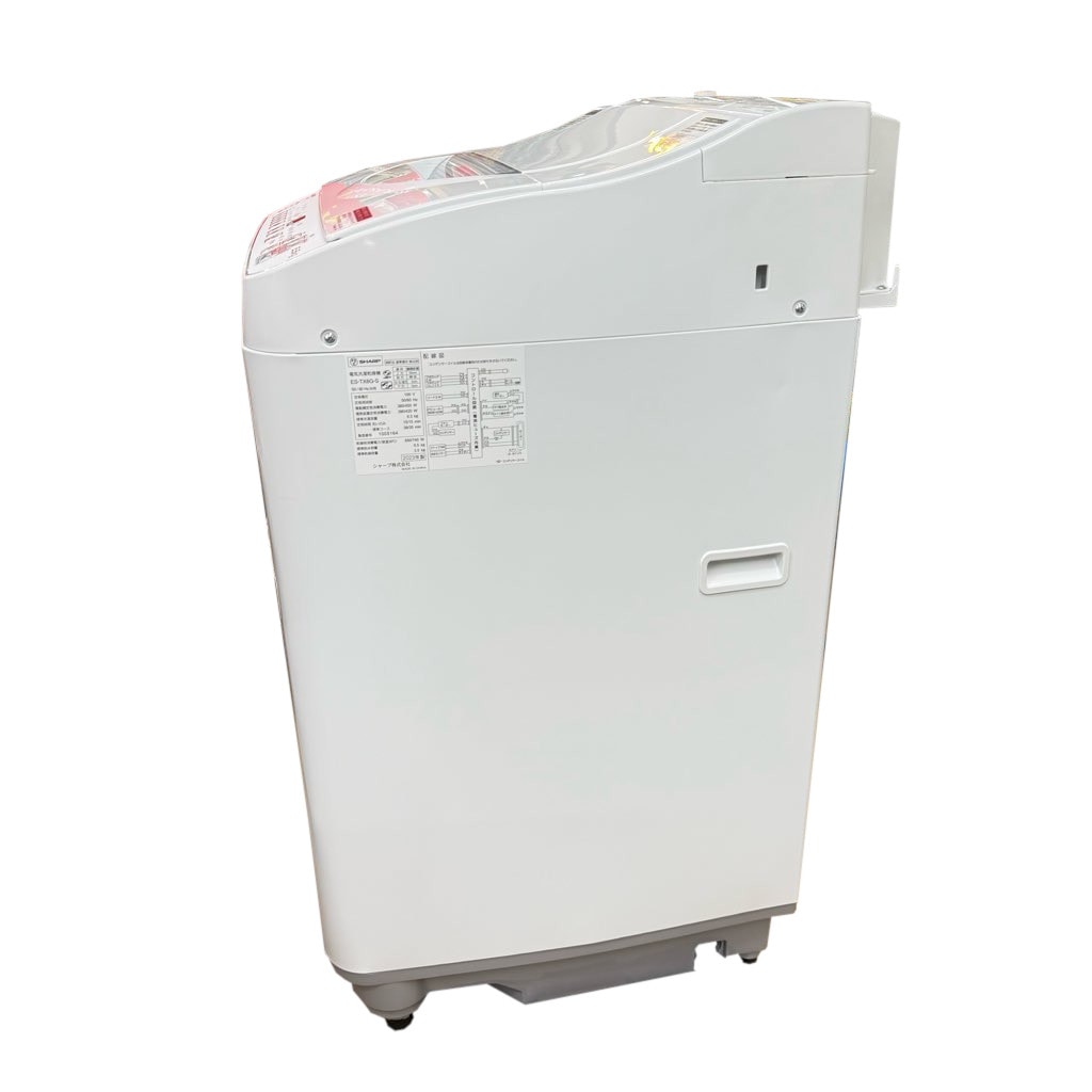 中古 洗濯6.5kg 乾燥3.5kg 全自動洗濯乾燥機 シャープ ES-TX6G-S 2023