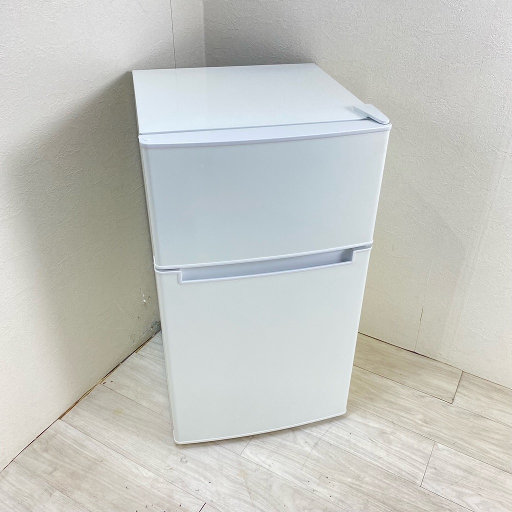 中古 高年式 amadana タグレーベル バイ アマダナ 85L 2ドア冷蔵庫 AT
