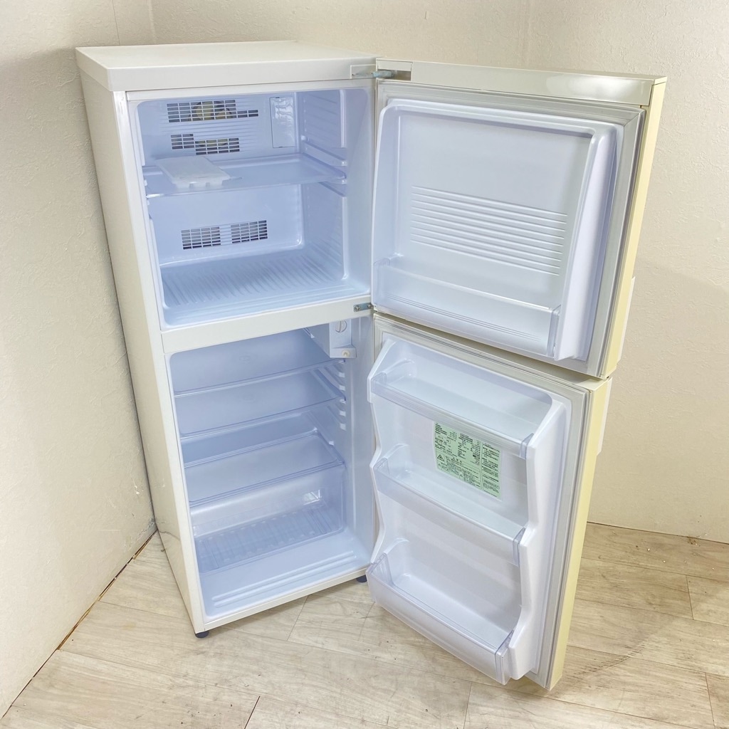 無印良品2ドア冷凍冷蔵庫110L 無印良品の2ドア冷凍冷蔵庫 2014年