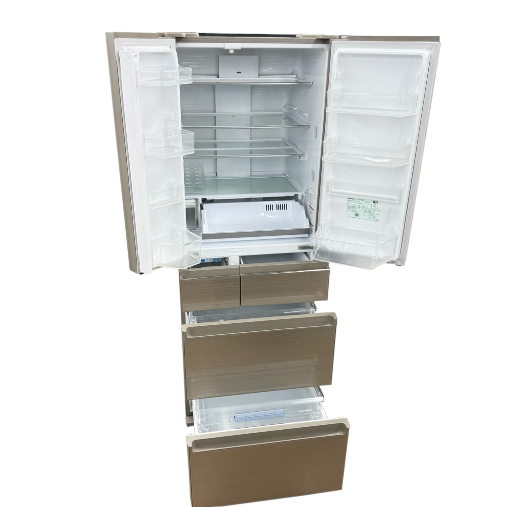 中古近郊自社便可 500L パナソニック 6ドア パーシャル搭載冷蔵庫 NR