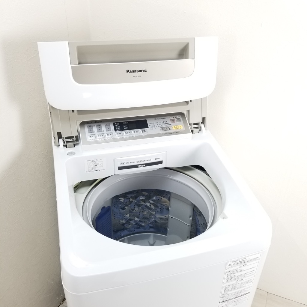 中古 9.0kg 全自動洗濯機 パナソニック NA-FA90H2 2016年製 即効泡洗浄