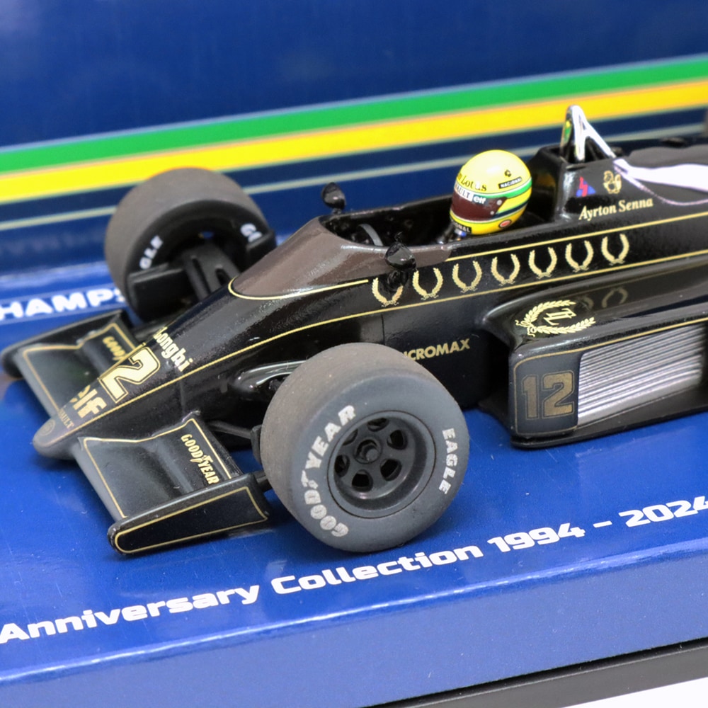 ミニチャンプス 1/43 ロータス ルノー 98T アイルトン セナ 1986年
