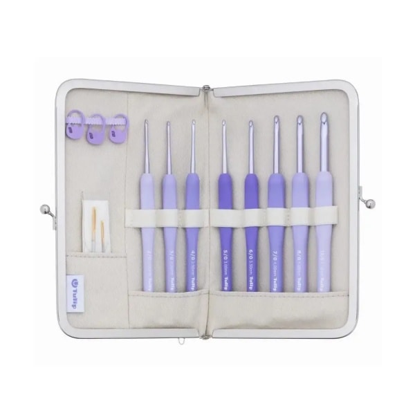 ETIMO Murasaki エティモムラサキ クッショングリップ付きかぎ針セット