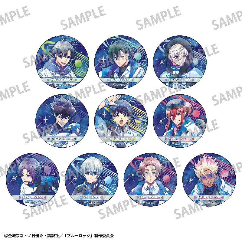ブルーロック トレーディングメタリック缶バッジ＿サイバーパンク