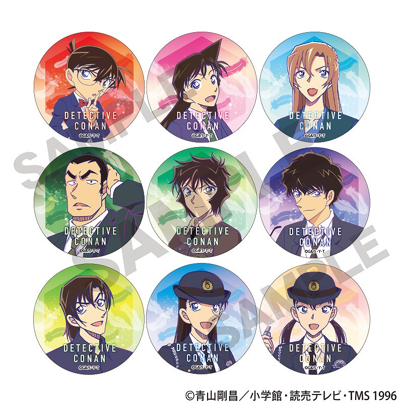 名探偵コナン 【BOX】トレーディング缶バッジ＿スラッシュ