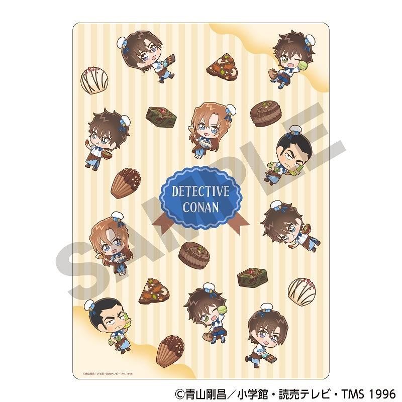 予約商品3月下発送】名探偵コナン 下敷き＿ホワイト/きゃらペコ