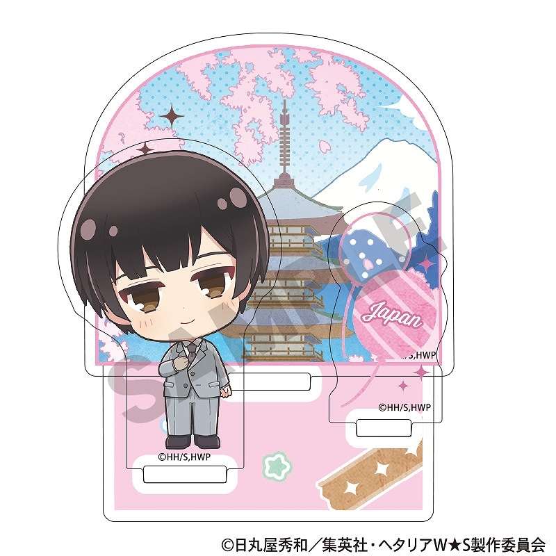 ヘタリア World☆Stars ジオラマアクリルスタンド＿日本/ちまにわ