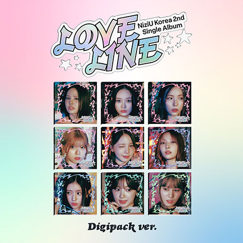 韓国音楽 NiziU (ニジュー) - 2nd シングル 「LOVE LINE」 Digipack
