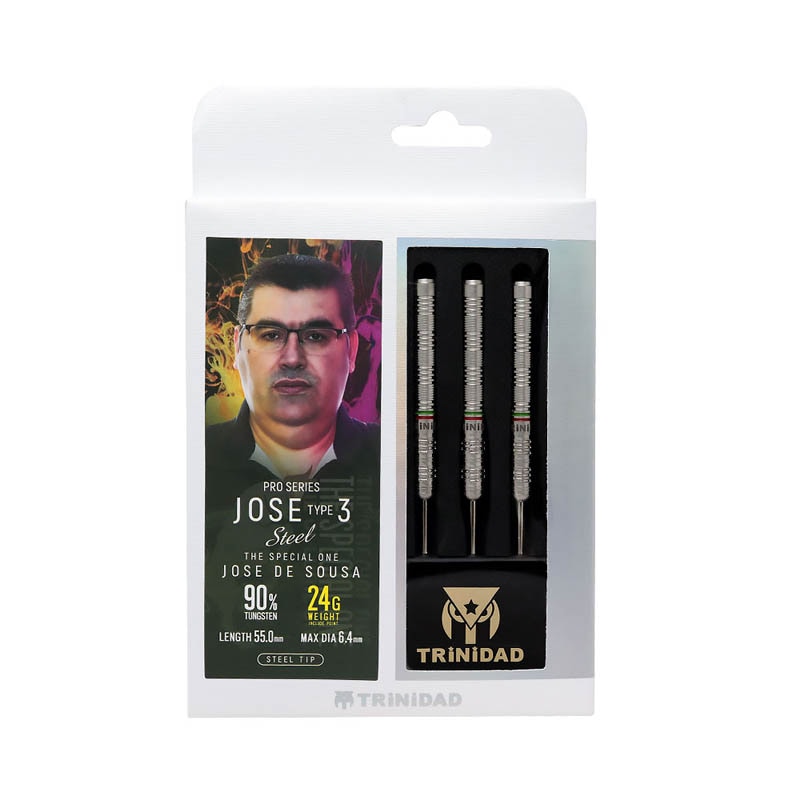 TRiNiDAD PRO JOSE3 24g ホセ3 ホセ・デ・ソウサ ダーツ バレル TRiNiDAD PRO JOSE3 24g STEEL トリニダード プロ ホセ3
