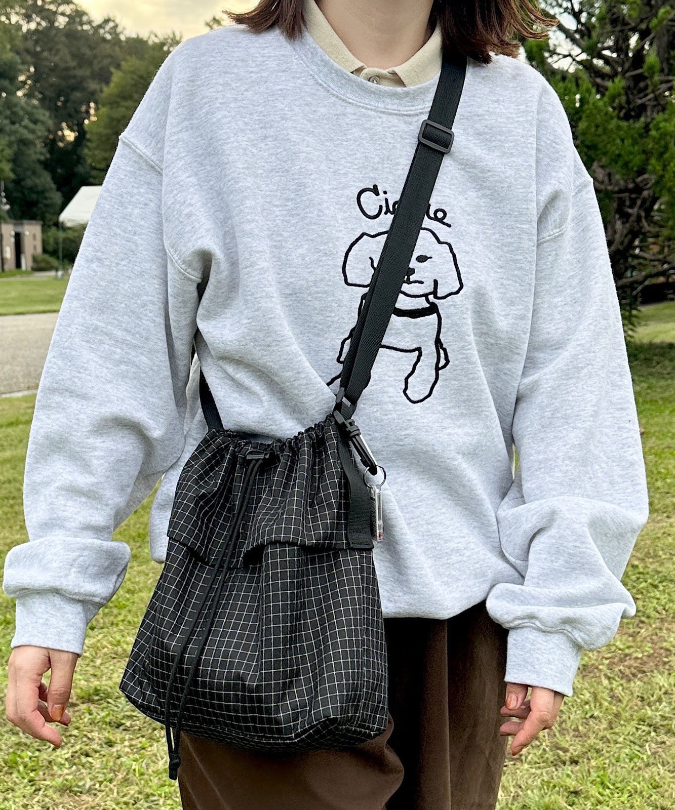 DEVICE × mikaコラボ 】 Rename ナイロン×パラコード巾着ショルダー