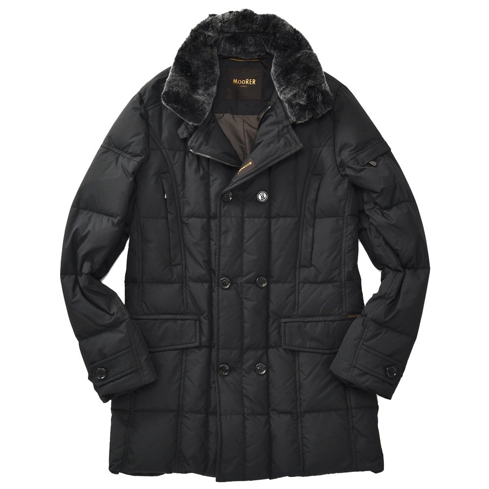 MOORER ムーレー MORRIS-KM モーリス ポリエステル ダブルブレスト