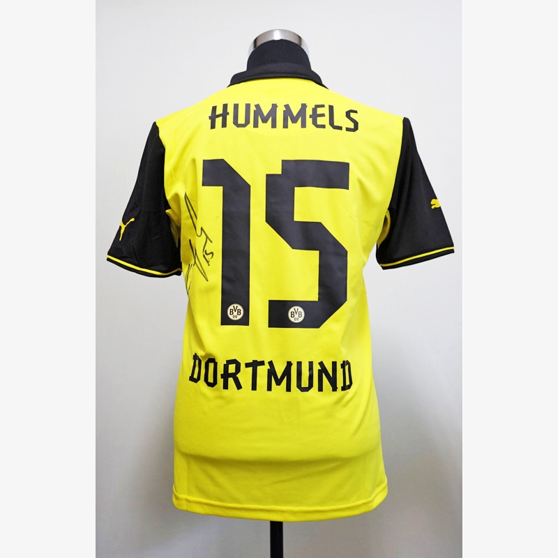 フンメルス直筆サイン入りドルトムント13/14ホームユニフォーム | THE