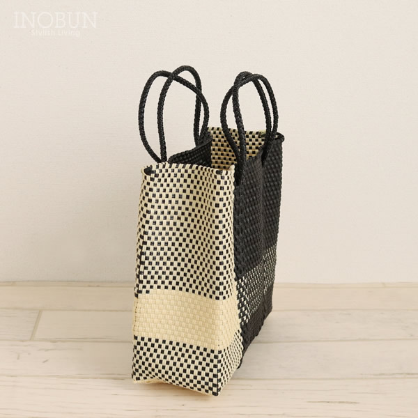 メルカド バッグ レトラ Sサイズ クロスライン ブラック CROSS LINE