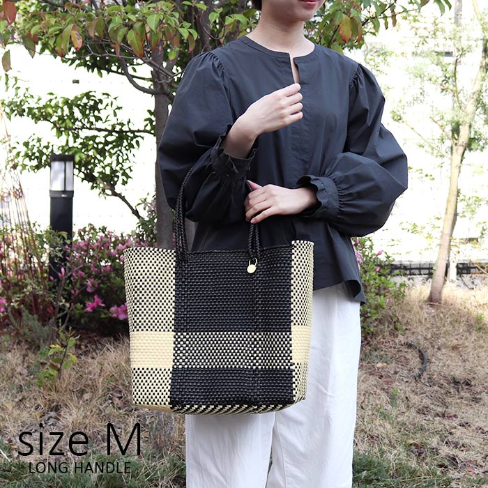 再入荷予定なし】メルカド バッグ レトラ Mサイズ ロングハンドル
