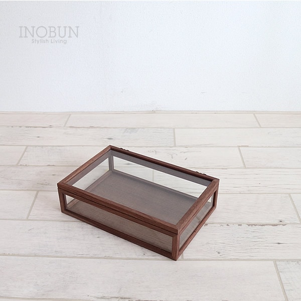 La Luz ラ・ルース ガラス ジュエリーボックス 木製 アクセサリー