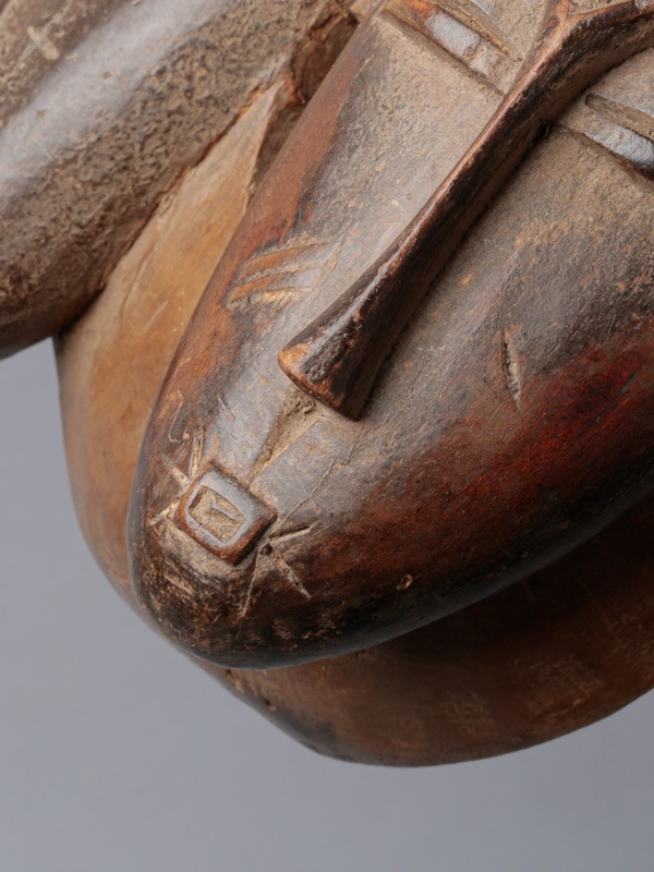 コートジボワール バウレ族 仮面 ダブルフェイス｜KANKAN ONLINE SHOP