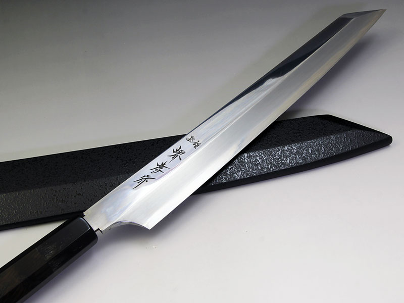 堺孝行 飛燕 剣先柳刃 青二鋼鏡面270