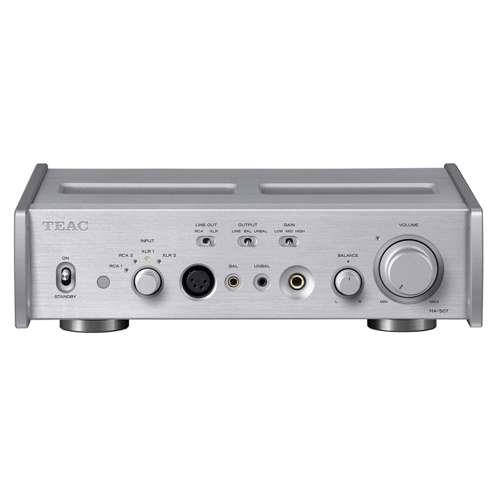 TEAC - HA-507-S/シルバー（ヘッドホンアンプ/プリアンプ）《e》【在庫