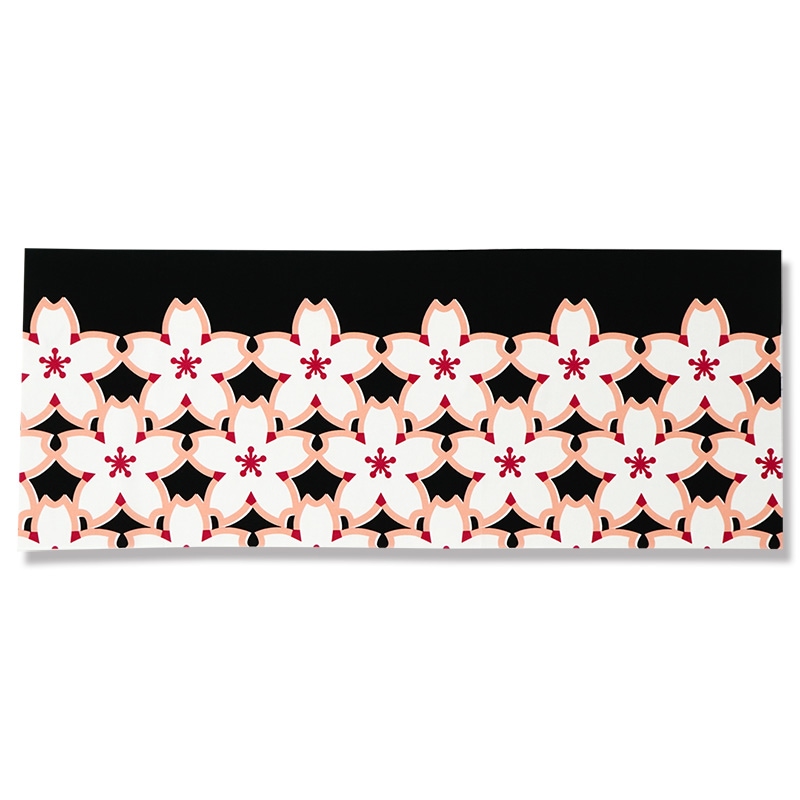 手ぬぐい総柄90cm「帯桜」（ピンク） | 手ぬぐい,永楽屋細辻伊兵衛商店