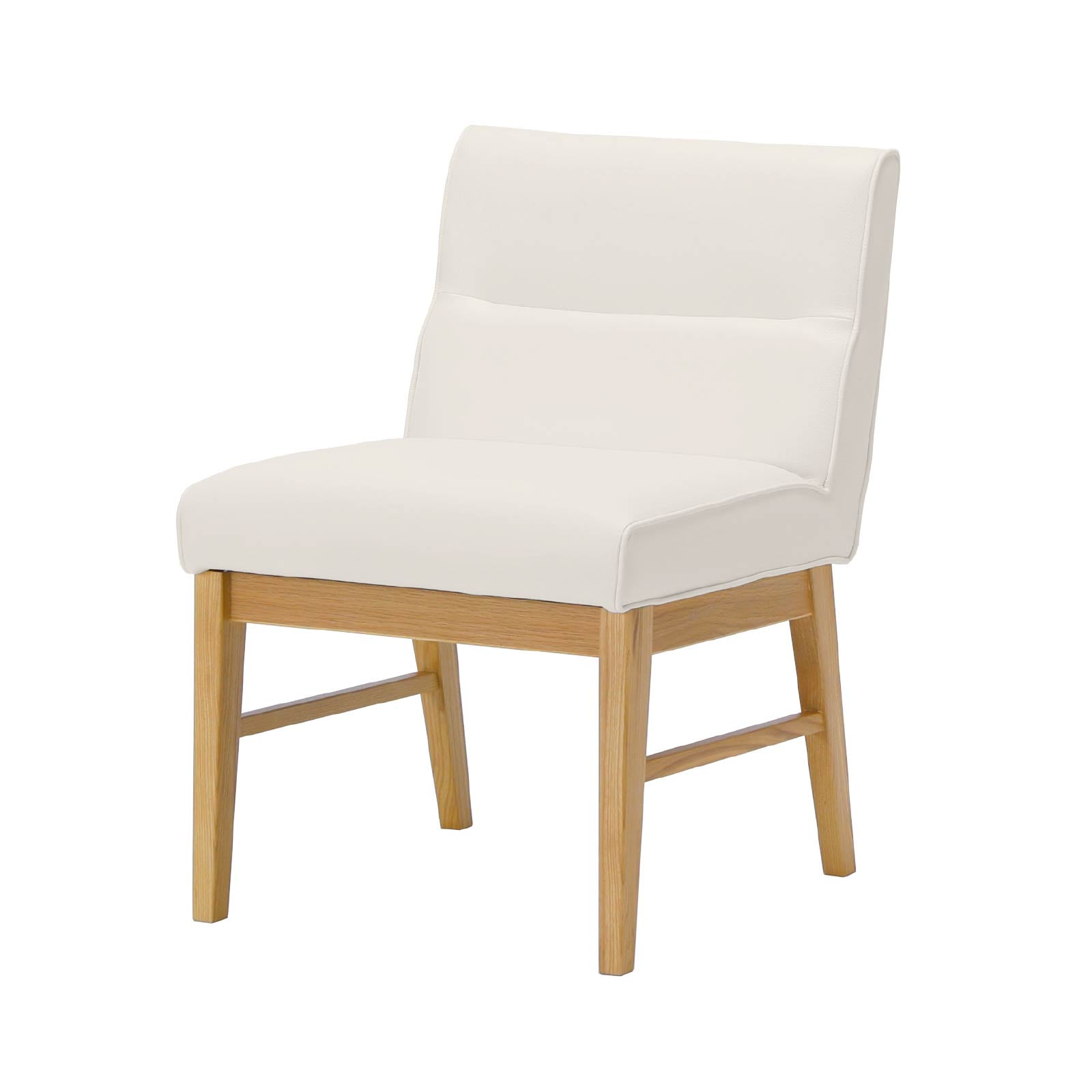 2脚セット】［幅49.5/座面高44.5］ダイニングチェア PVCレザー 木脚