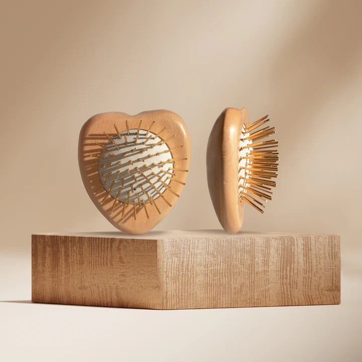  FOX カッサ ウッド ミニハート ヘアブラシセット プレミアム FOX カッサ ウッド ミニハート ヘアブラシSNOW FOX