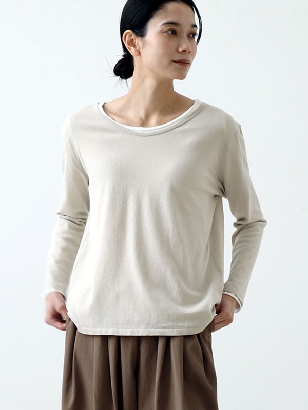 evam eva コットン ブランケット セージ色 evam eva｜cotton color