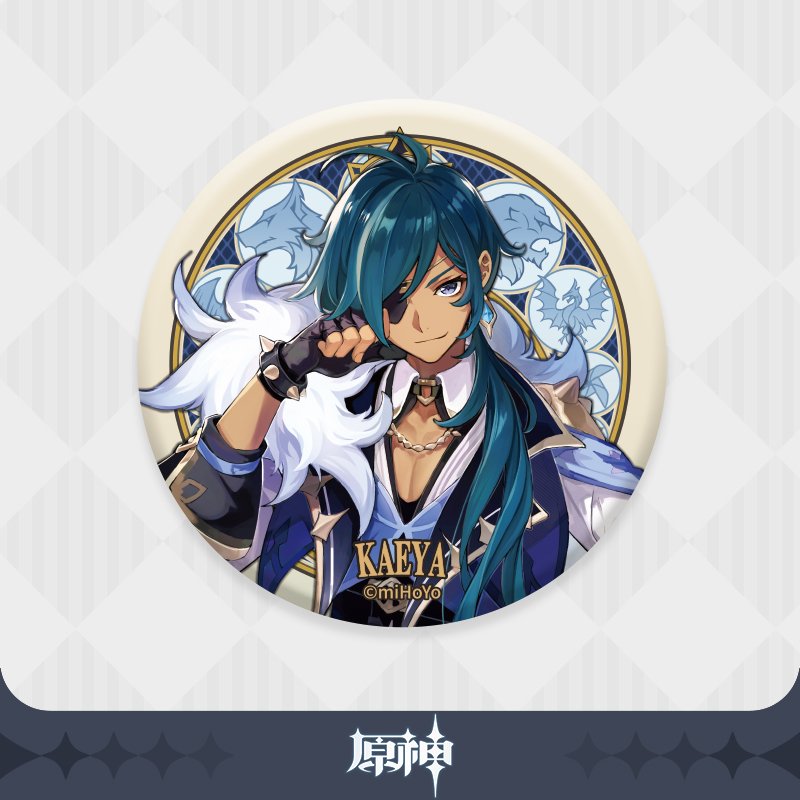 原神】 モンド城シリーズ キャラクター缶バッジ Genshin ガイア 原神