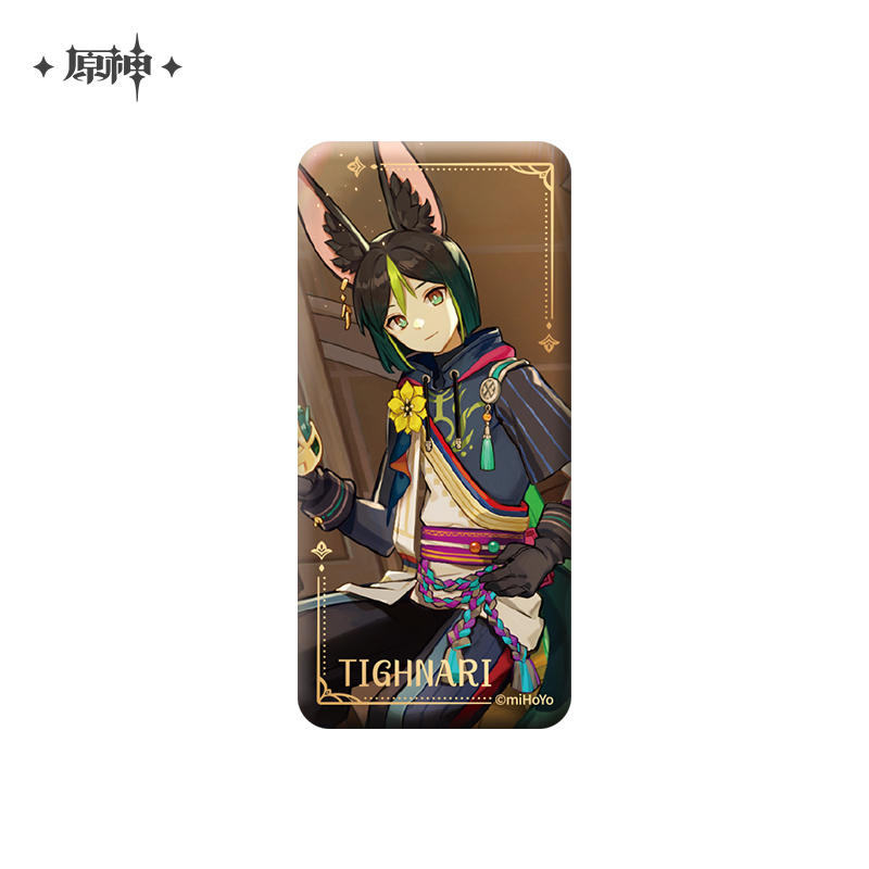 原神 原神シリーズスクエア缶バッジ 盛典と慧業 Genshin ティナリ 原神